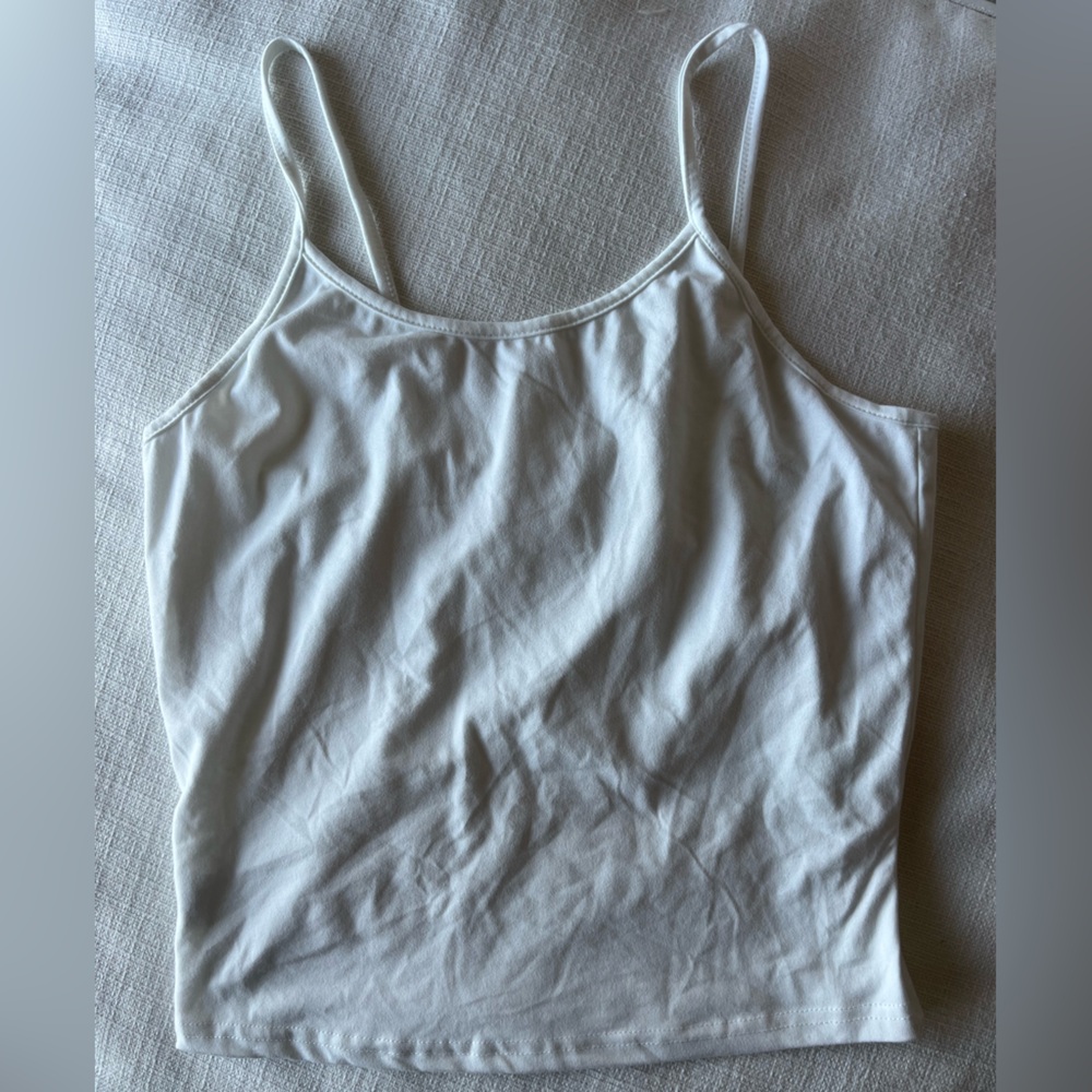 White Cami Tank Top